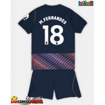 Camisa de Futebol Tottenham Hotspur Mateus Fernandes #18 Equipamento Secundário Infantil 2026-27 Manga Curta (+ Calças curtas)